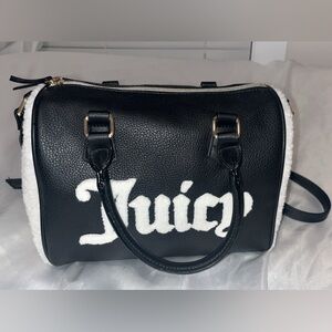 Juicy Couture Black and White Satchel